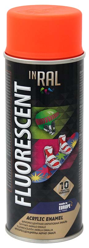 INRAL Spray paints FLUORESCENT