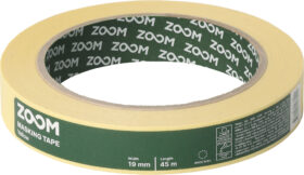 ZOOM Maskavimo juostelė, 19 mm x 45 m, geltona