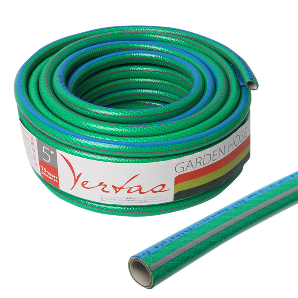 Laistymo žarna 5*, 3/4", 20 m, Vertas, žalia