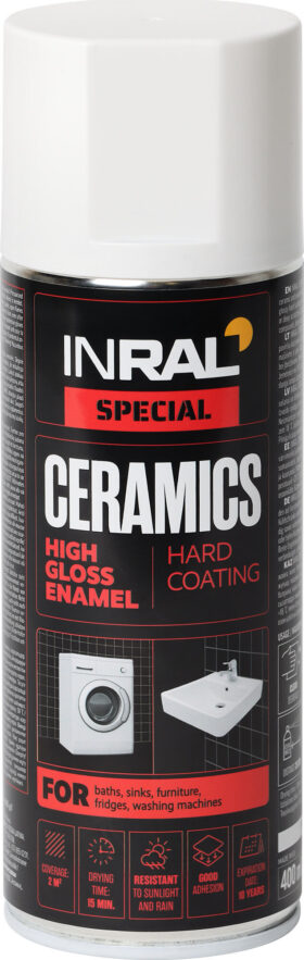 INRAL CERAMICS HIGH-GLOSS Coating Spray Paint