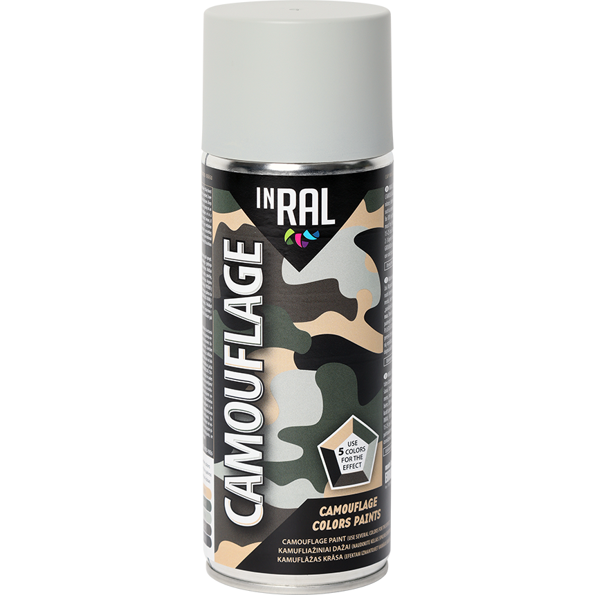 Spray paints CAMOUFLAGE, agate grey