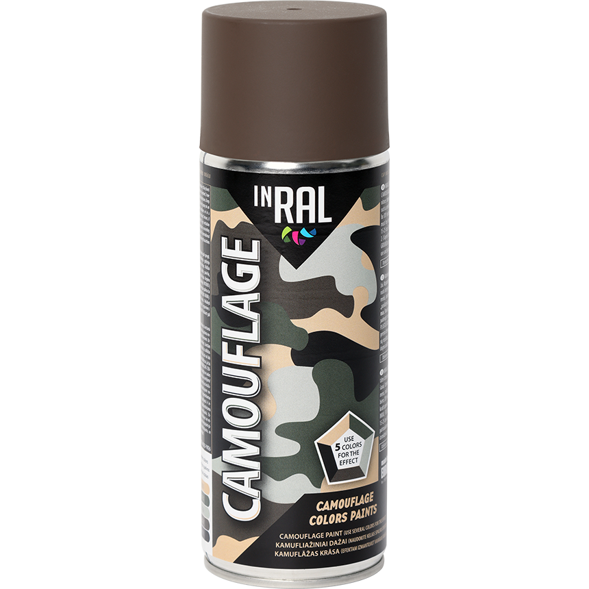 CAMOUFLAGE spray paint, leather brown