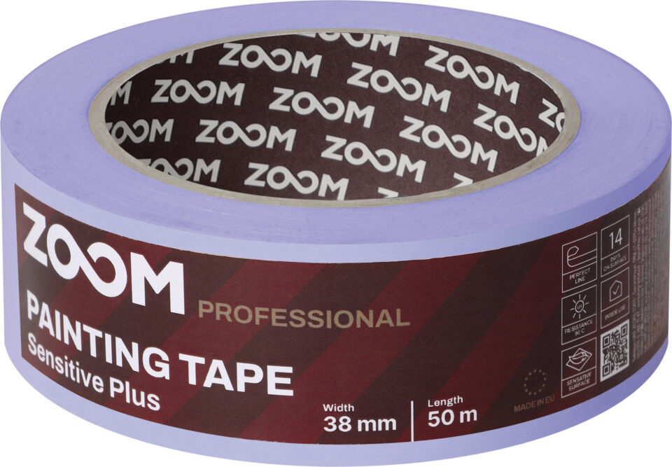 ZOOM Profesionali dažymo juosta Sensitive Plus, 38mm x 50 m