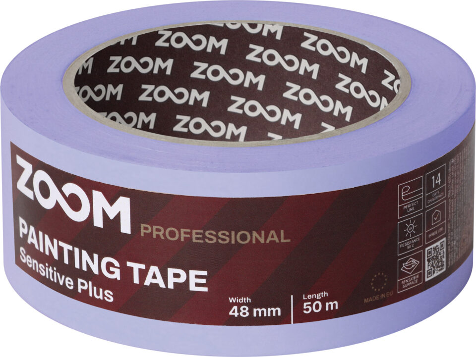 ZOOM Profesionali dažymo juosta Sensitive Plus, 48mm x 50m
