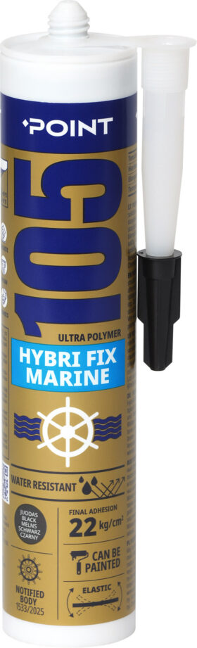 POINT 105 HYBRI FIX MARINE klijai - hermetikas | valčių remontui