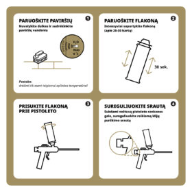 Pasiruošimas darbui su Fome Flex Glue Blocks