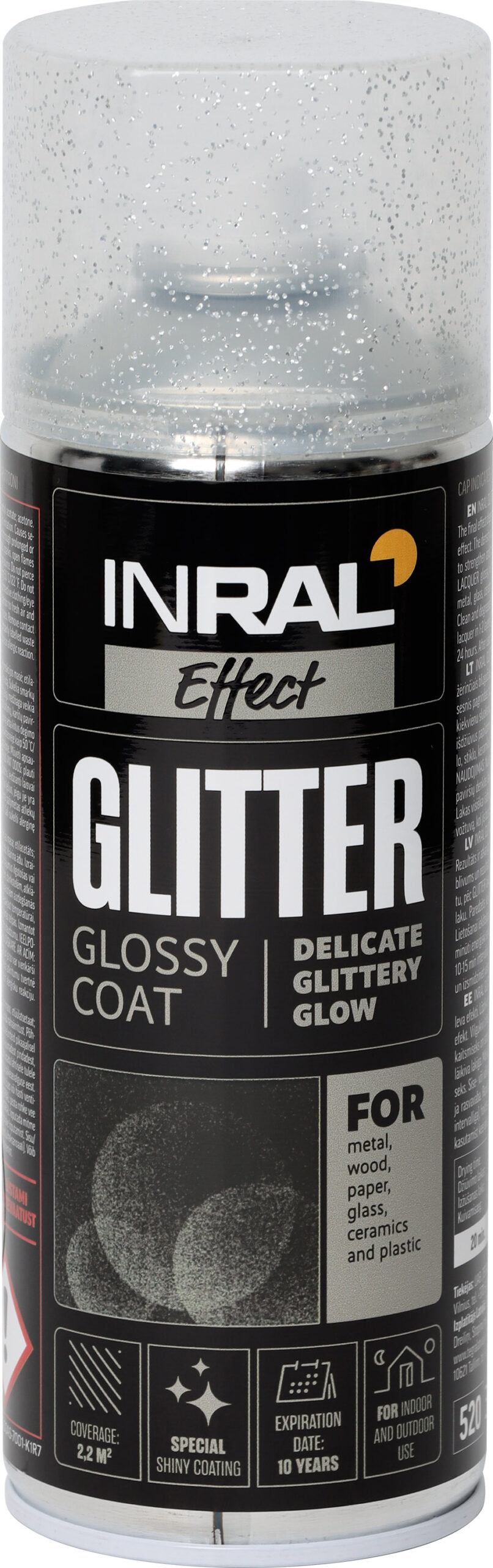 Protective varnish that makes silver glitter effect - Tegrastate