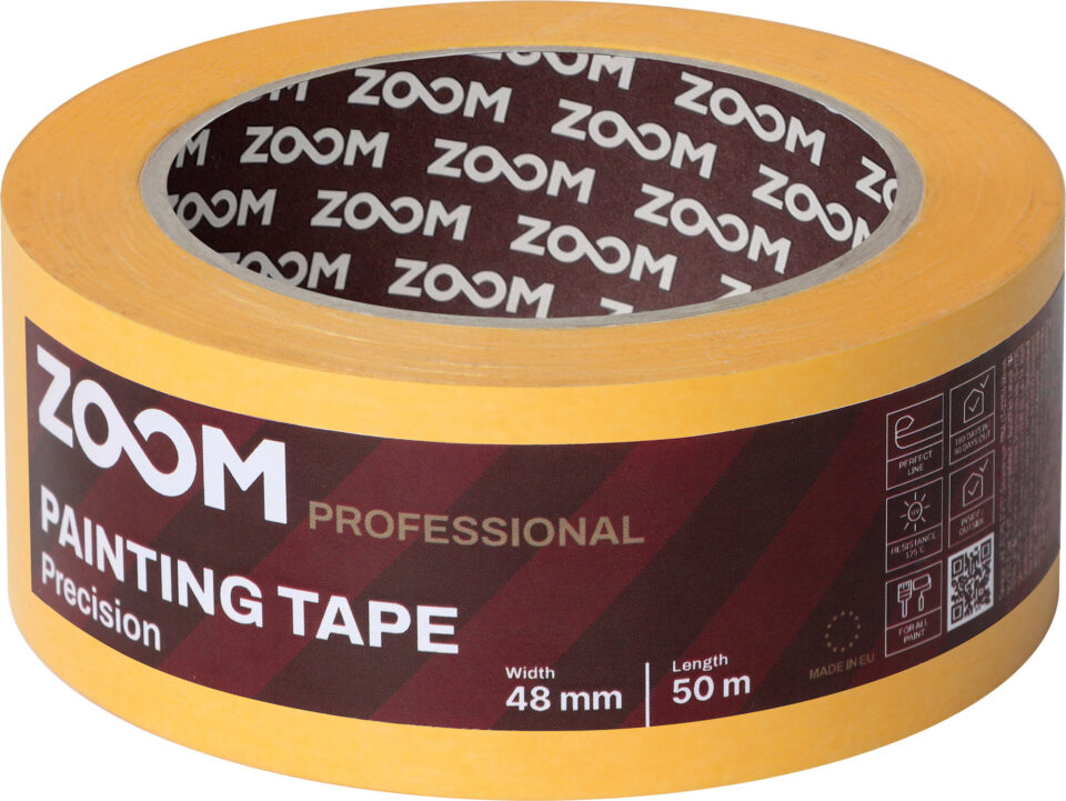 ZOOM Profesionali dažymo juosta PRECISION 48mm x 50m