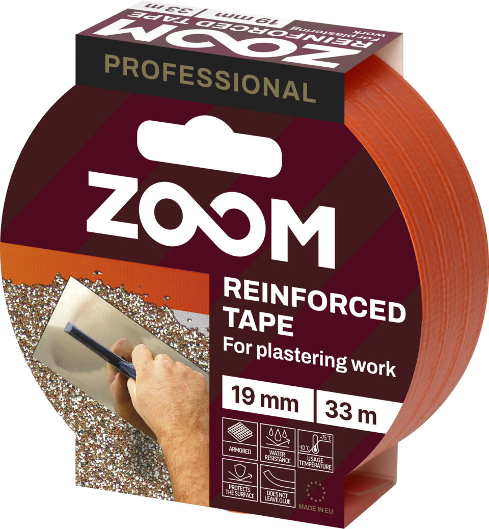 ZOOM Armuota juosta tinkavimo darbams 19 mm x 33 m