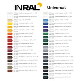 INRAL UNIVERSAL Spray Paint Enamel colours