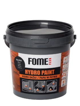 FOME FLEX HYDRO PAINT, Black RAL9005, 1 kg