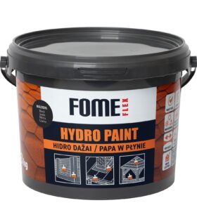 FOME FLEX HYDRO PAINT, Black RAL9005, 3 kg