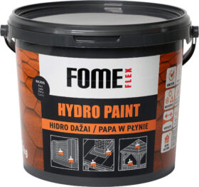 FOME FLEX HYDRO PAINT, Black RAL9005, 6 kg