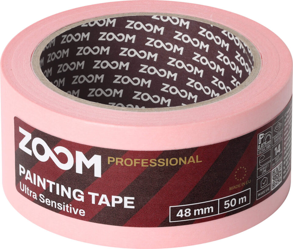 ZOOM Profesionali dažymo juosta ULTRA SENSITIVE, 48 mm x 50 m